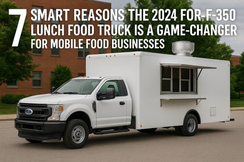 7 Smart Reasons The 2024 Ford F-350 Lunch Food Truck Is A Game-Changer For Mobile Food Businesses