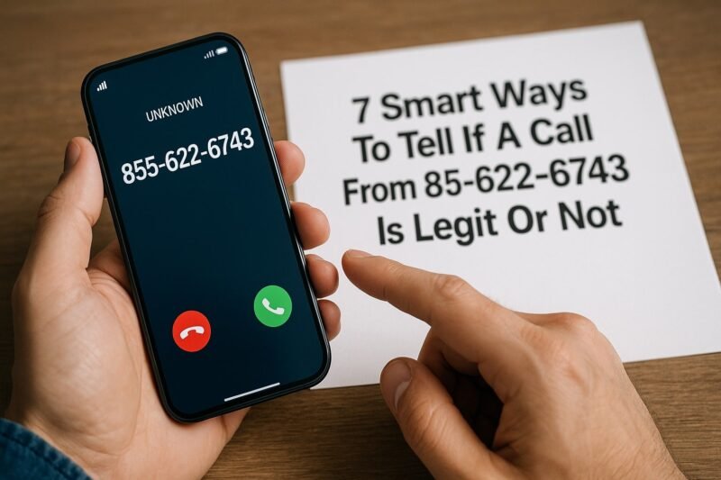 7 Smart Ways To Tell If A Call From 855-622-6743 Is Legit Or Not