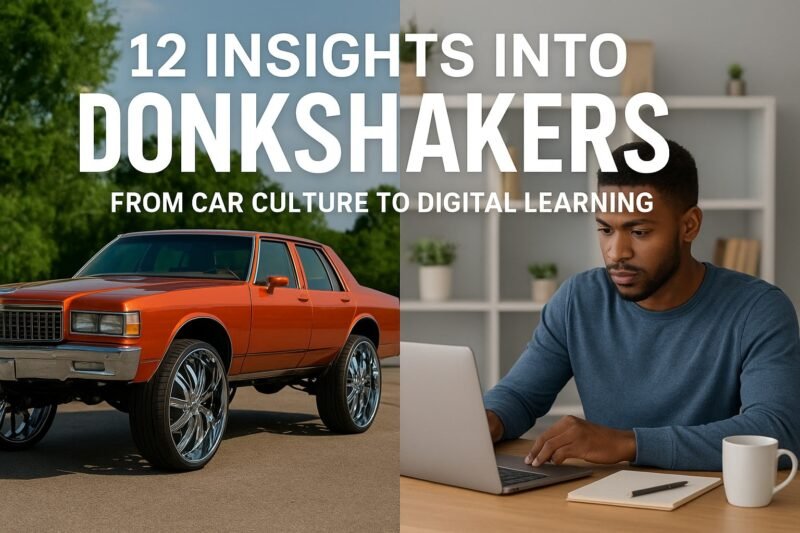 12 Insights Into Donkshakers: From Car Culture To Digital Learning