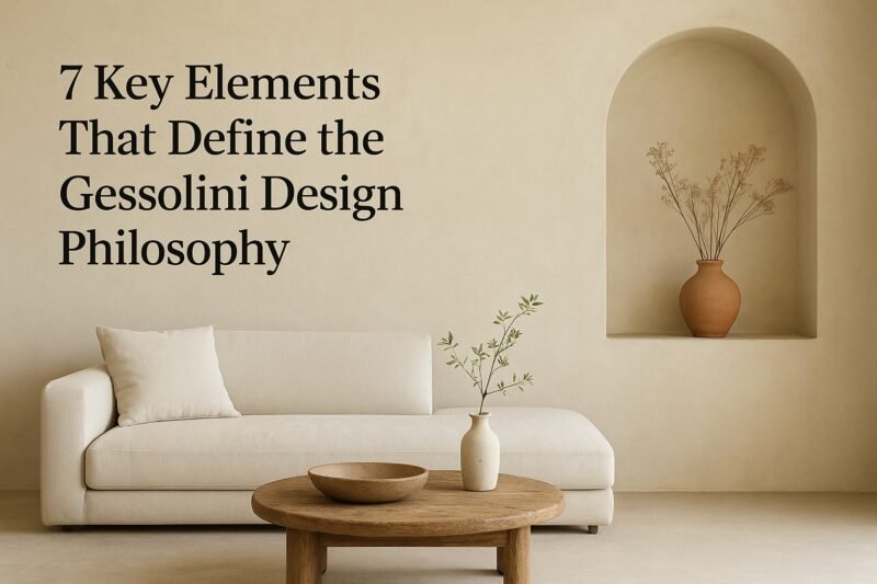 7 Key Elements That Define The Gessolini Design Philosophy