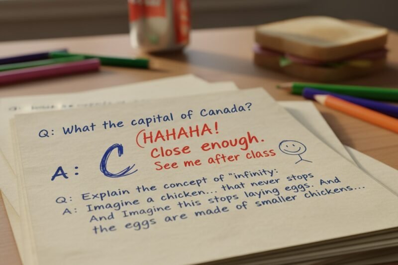 10 Hilarious Test Questions That Prove Exams Can Be Unexpectedly Funny