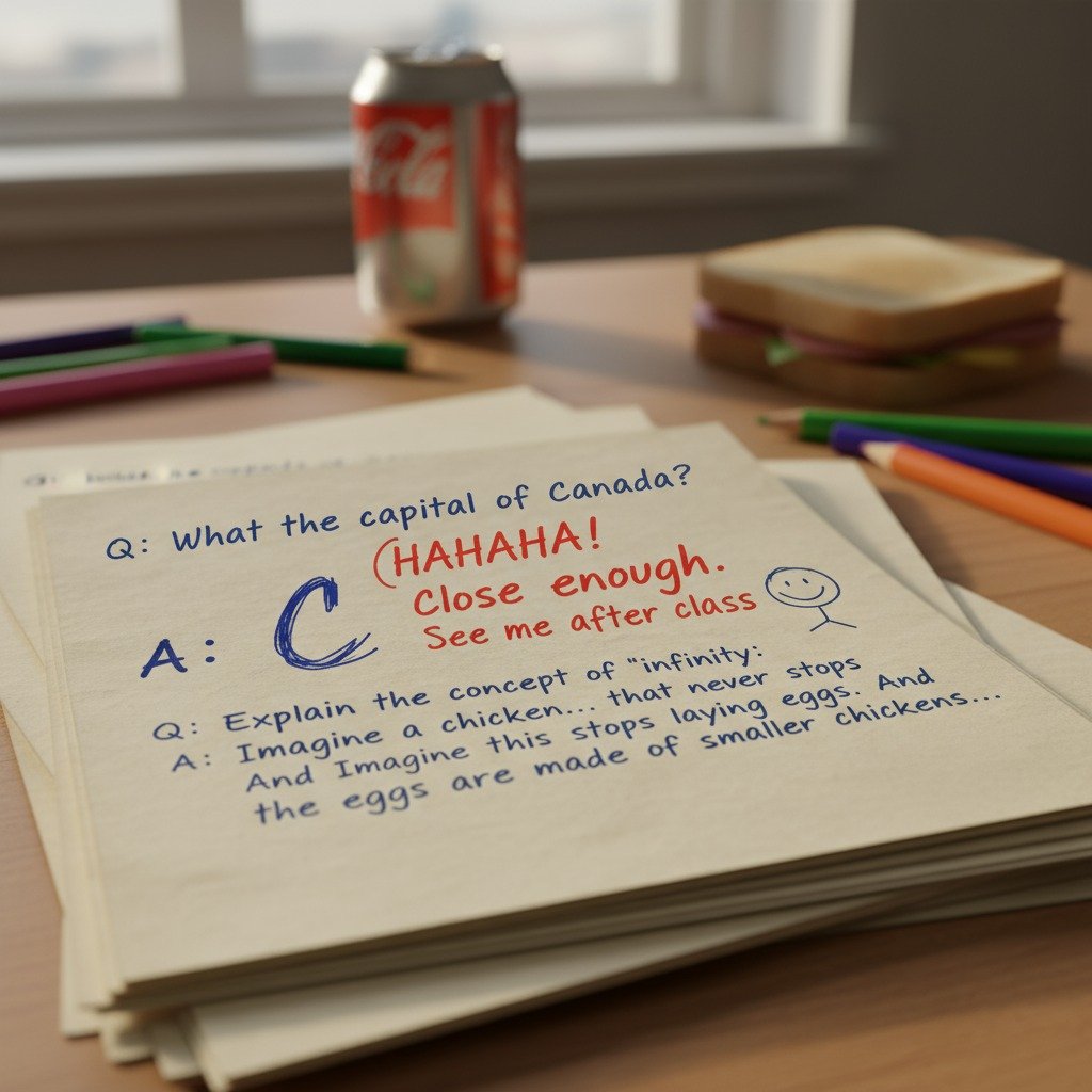 hilarious test questions